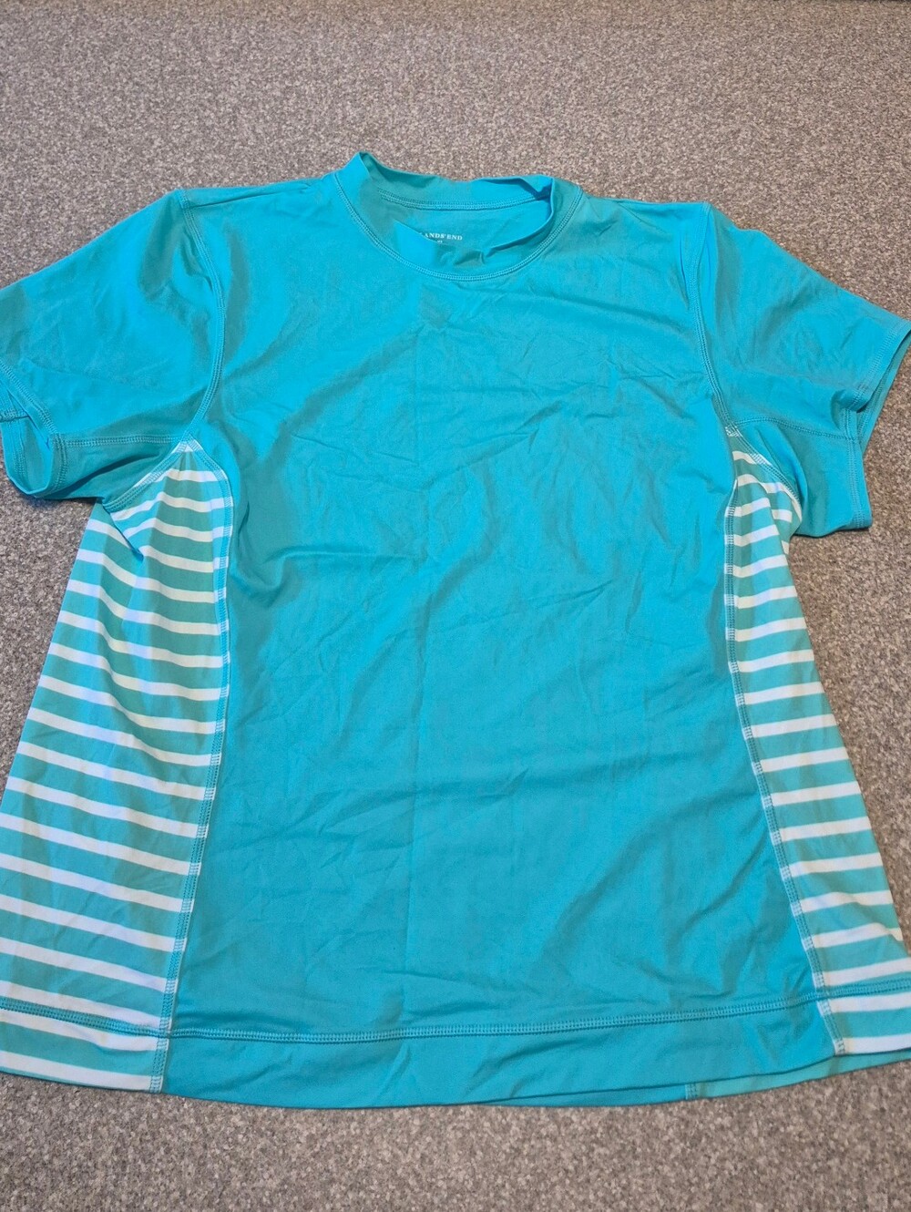Womens Lands End Swim Shirt Size Xl